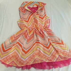 Knitworks Kids Size 8 Rainbow Color Dress. So cute